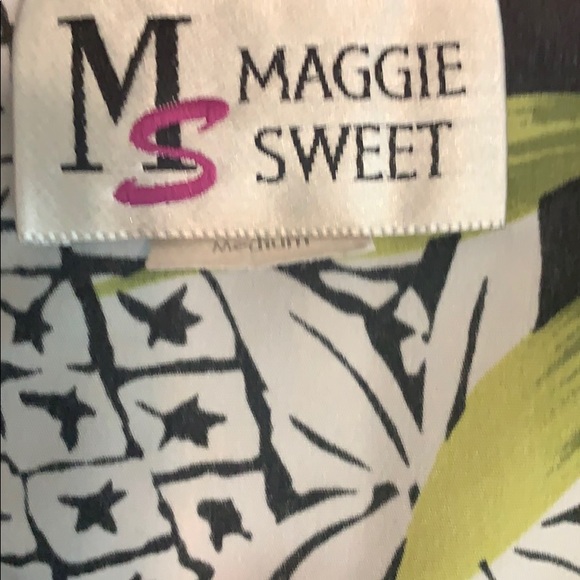 Maggie Sweet bright tropical print sleeveless top - Picture 4 of 6